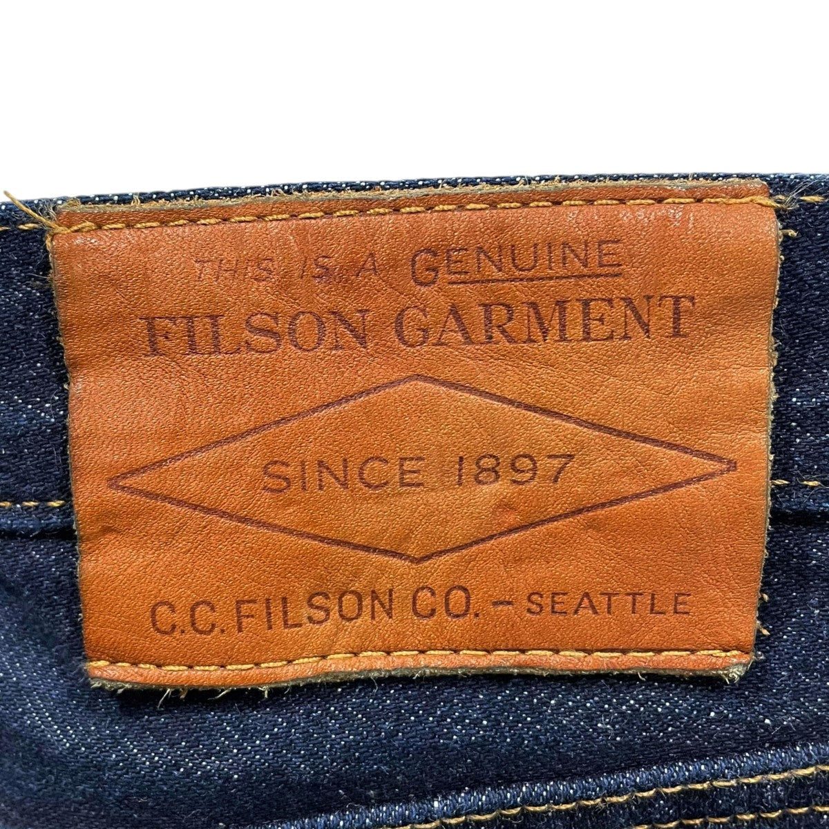 FILSON デニムパンツ BULLBUCK DOUBLE FRONT JEANS ブルバック ダブルフロント ジーンズ 8042-45-50002 古着・中古-8枚目のアイテム画像