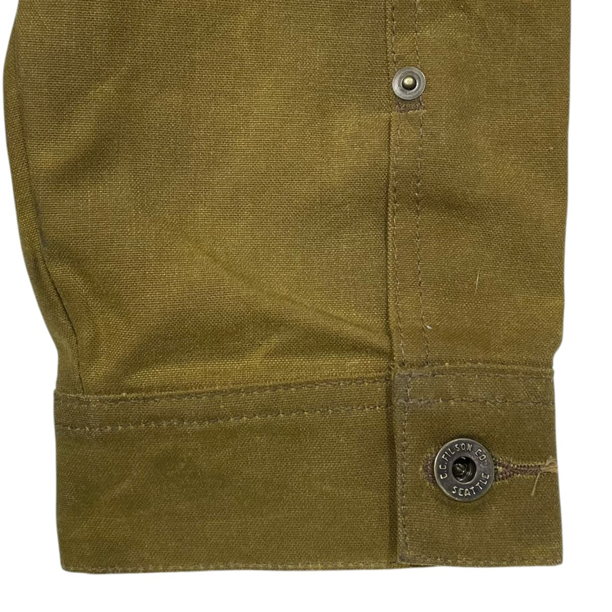 FILSON オイルドジャケット Tin Cloth Short Lined Cruiser Jacket ティンクロス ショート ラインド クルーザージャケット 20232828 古着・中古-4枚目のアイテム画像