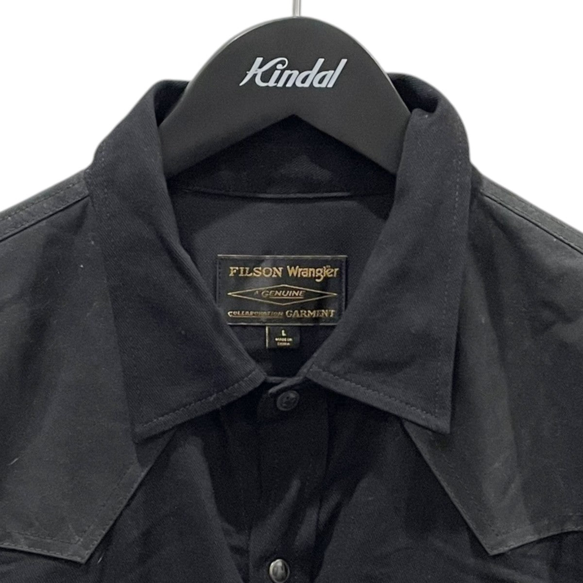FILSON×Wrangler 25AW オイルド切替ウエスタンシャツ Wild Adventure Shirt ワイルドアドベンチャーシャツ 112370267 古着・中古-3枚目のアイテム画像