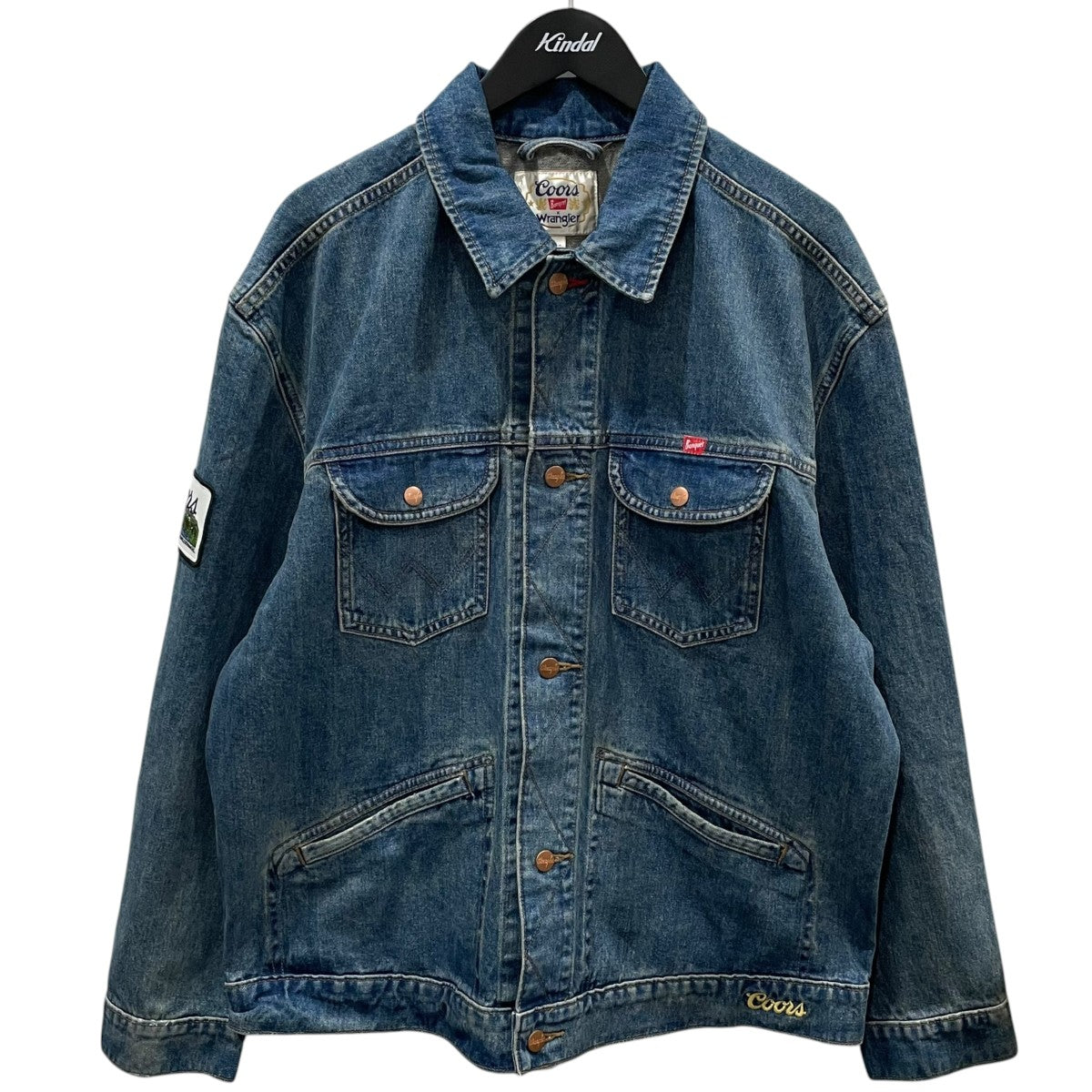 Wrangler×Coors デニムカバーオール Western Jacket ウエスタンジャケット 112373895 古着・中古-1枚目のアイテム画像