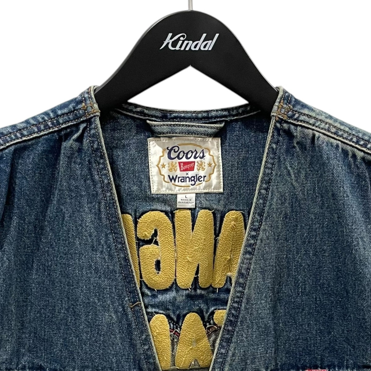 Wrangler×COORS 25AW デニムベスト Denim Vest 112373865 古着・中古-3枚目のアイテム画像