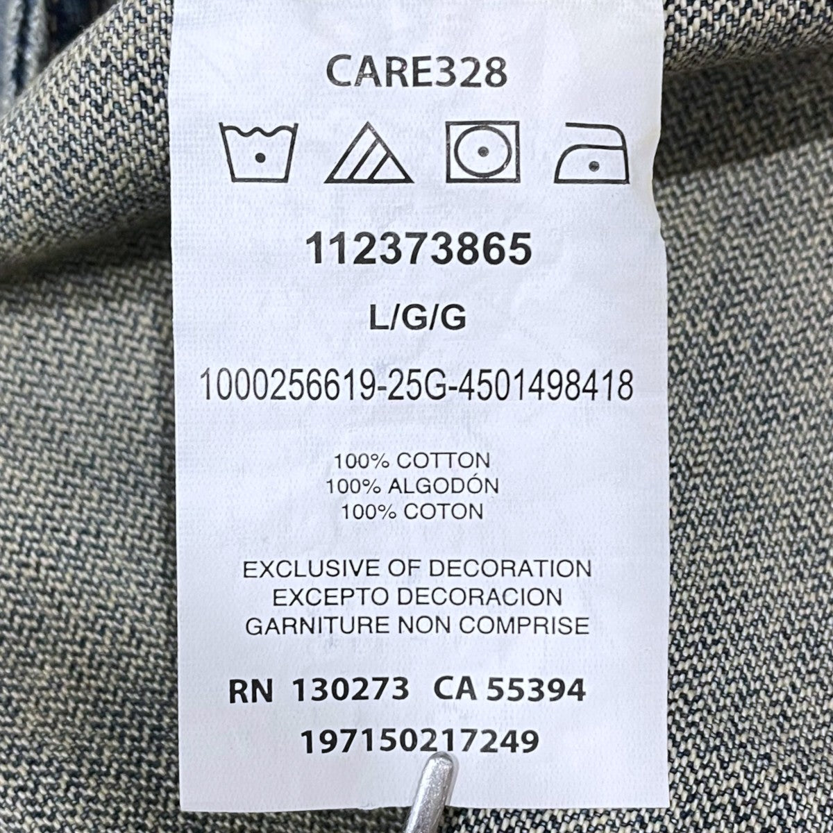 Wrangler×COORS 25AW デニムベスト Denim Vest 112373865 古着・中古-6枚目のアイテム画像