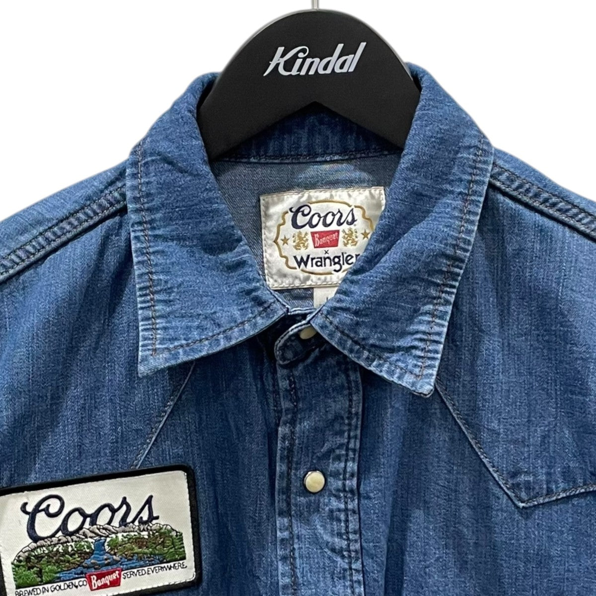 Wrangler×COORS 25AW 加工ウエスタンデニムシャツ Denim Shirt 112373829 古着・中古-3枚目のアイテム画像