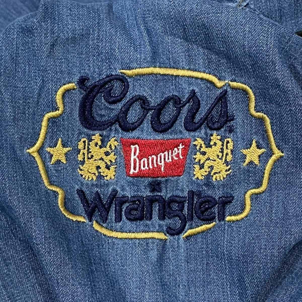 Wrangler×COORS 25AW 加工ウエスタンデニムシャツ Denim Shirt 112373829 古着・中古-4枚目のアイテム画像
