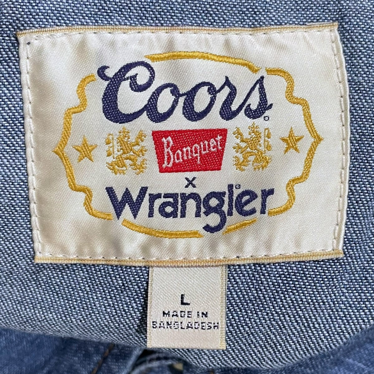Wrangler×COORS 25AW 加工ウエスタンデニムシャツ Denim Shirt 112373829 古着・中古-6枚目のアイテム画像