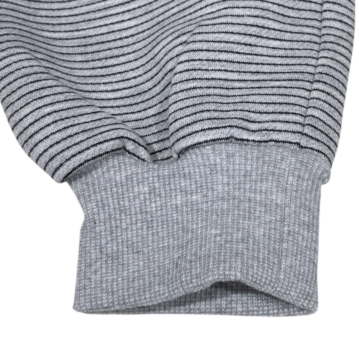 ENNOY(エンノイ) 25AW ボーダー柄裏起毛プルオーバーパーカー BORDER