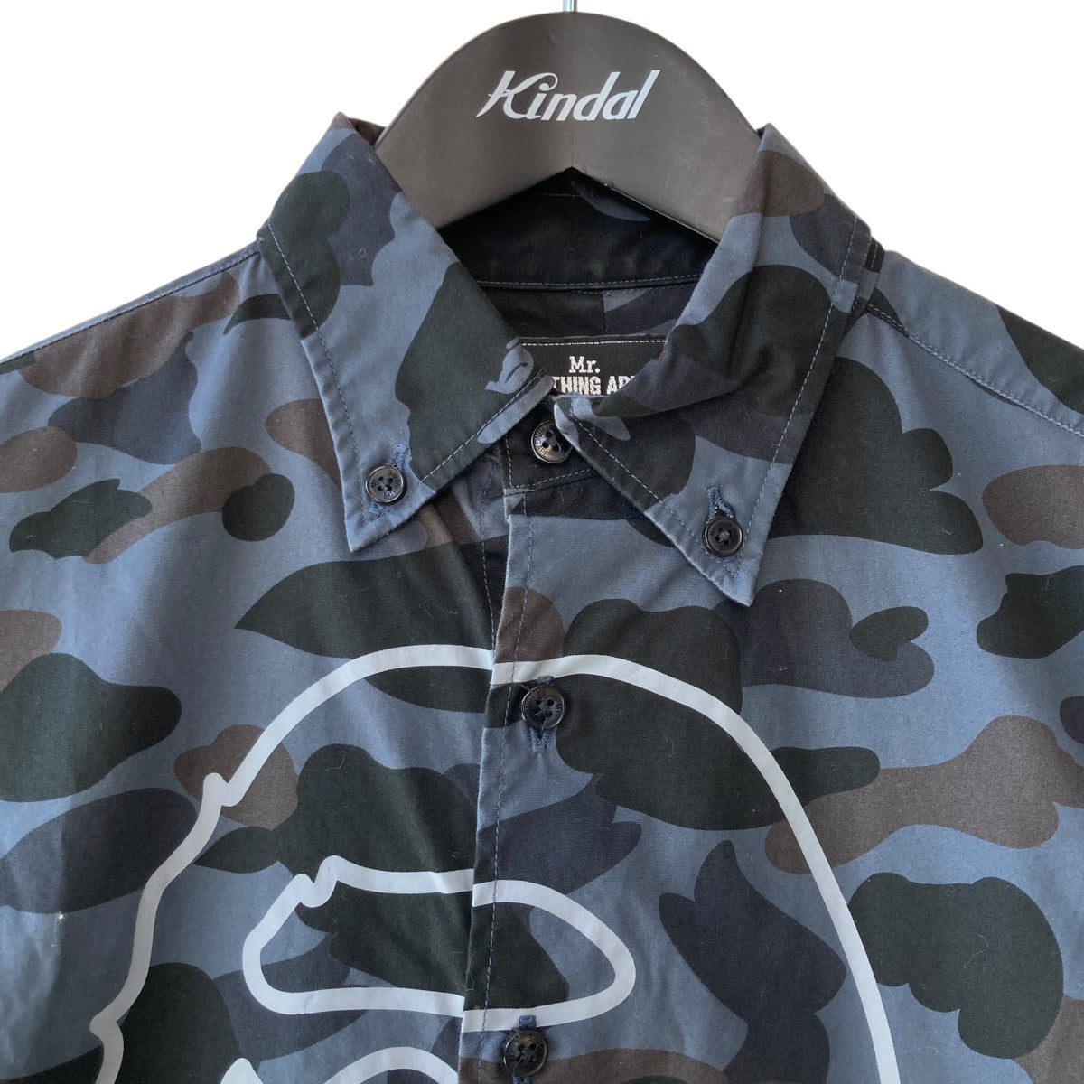 Mr．BATHING APE カモフラ長袖シャツ007SHD801004X 古着・中古-3枚目のアイテム画像