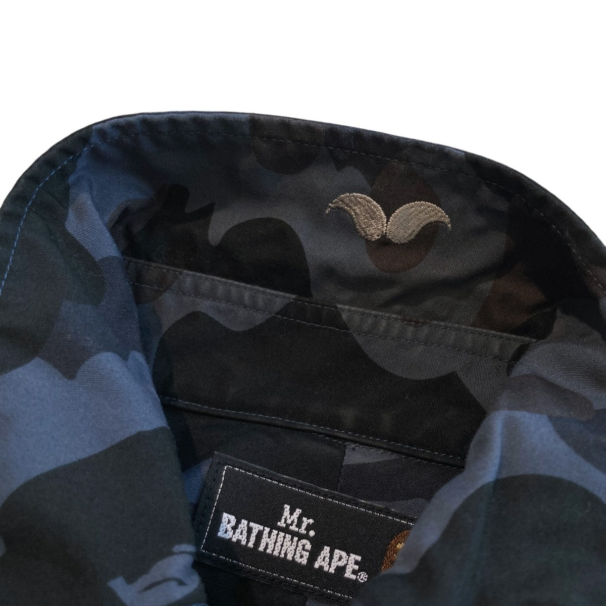 Mr．BATHING APE カモフラ長袖シャツ007SHD801004X 古着・中古-4枚目のアイテム画像