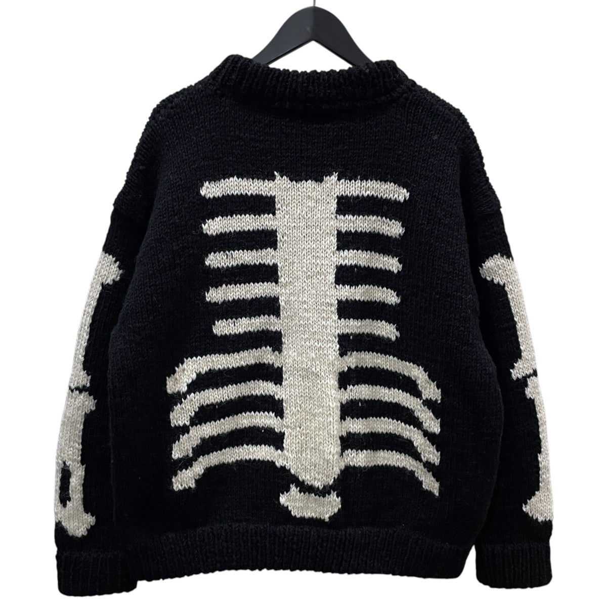 25AW ジップアップニットジャケット Knit MA-1 BONE ニットMA-1 ボーン