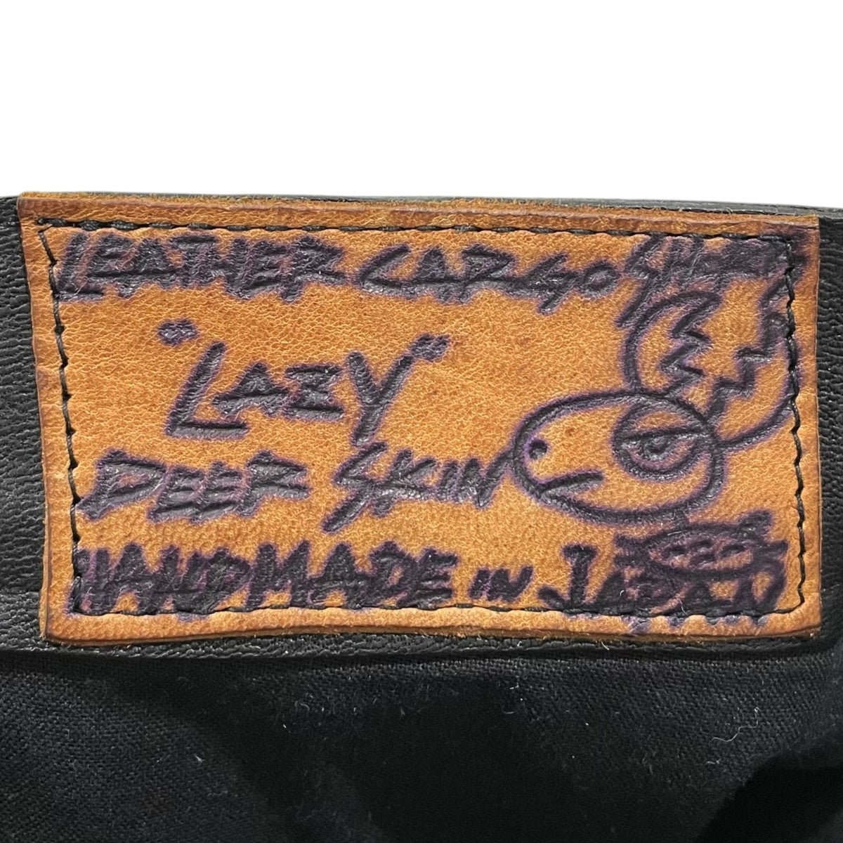 GOOD KARMA DEVELOPMENT レザーカーゴショーツ レイジー Leather Cargo Shorts LAZY 古着・中古-5枚目のアイテム画像