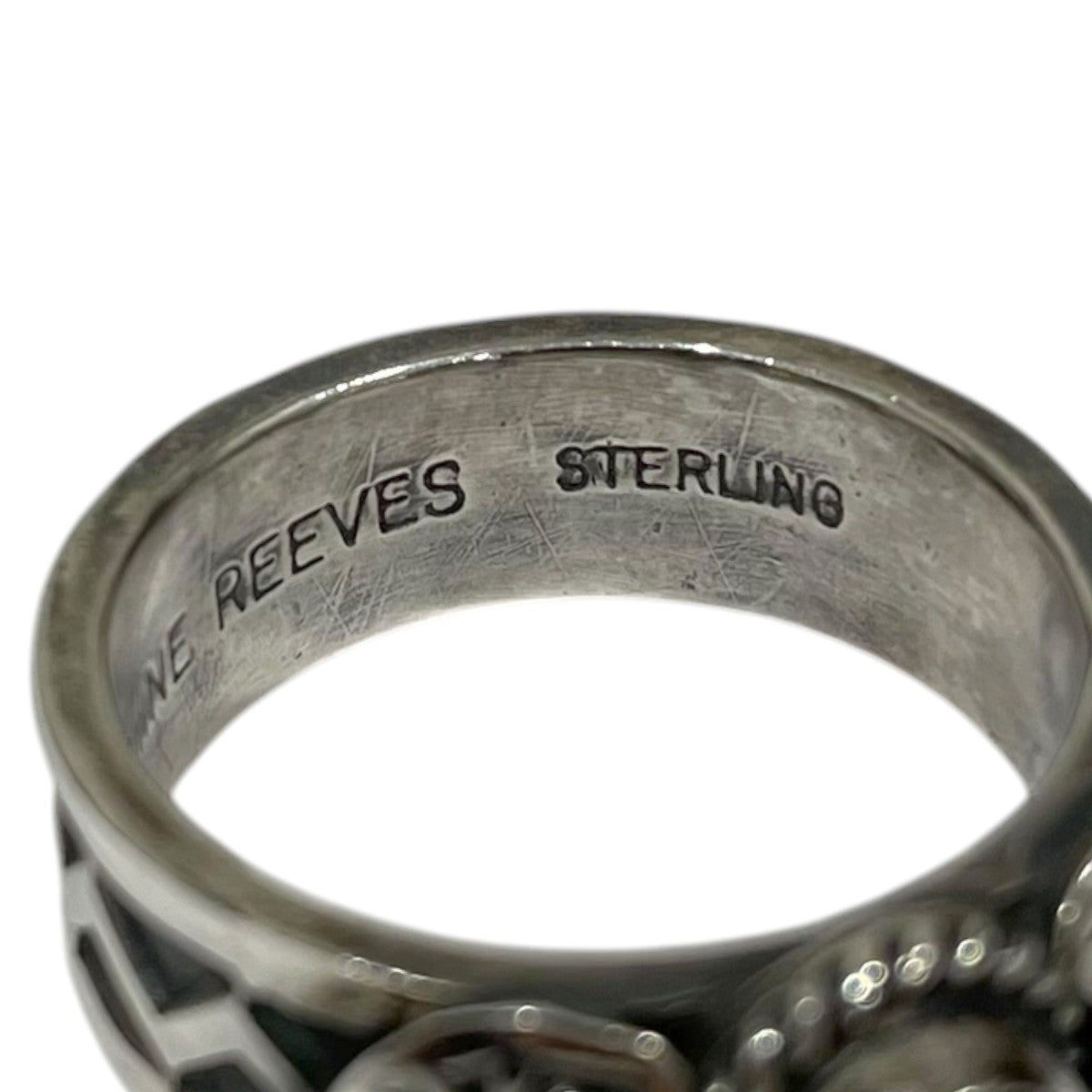 インディアンジュエリー ターコイズリング Sunshine Reeves サンシャイン・リーブス Navajo ナバホ族 古着・中古-7枚目のアイテム画像