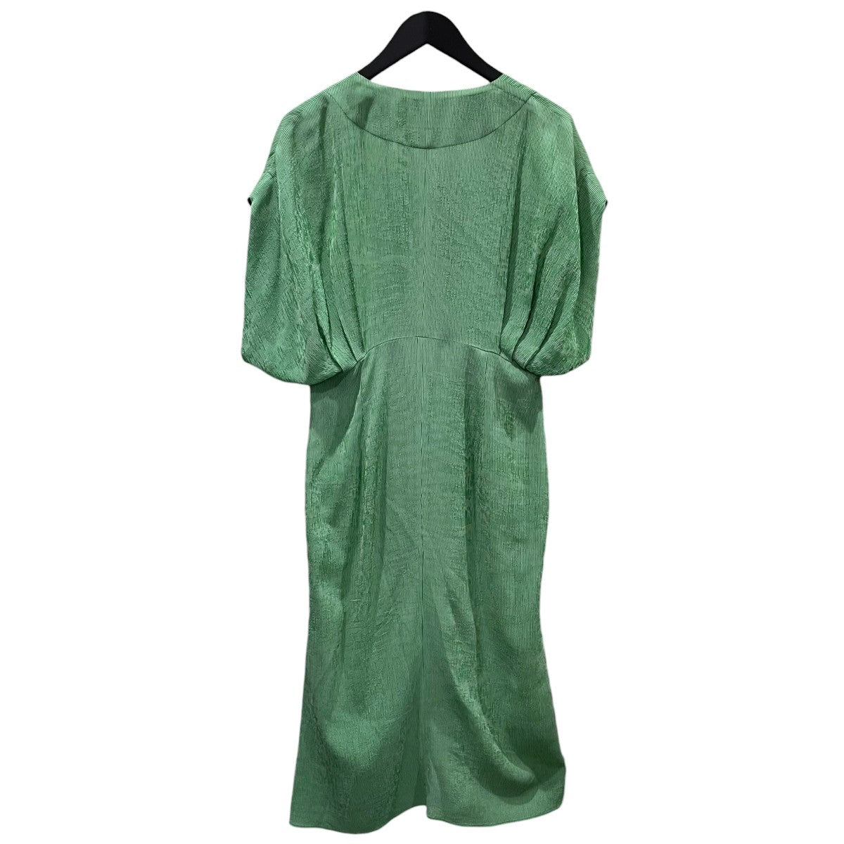 mame kurogouchi 20SS ストライプ柄ワンピース Melange Stripe V-Neck Dress メランジストライプ Vネックドレス MM20SS-DR061 古着・中古-2枚目のアイテム画像