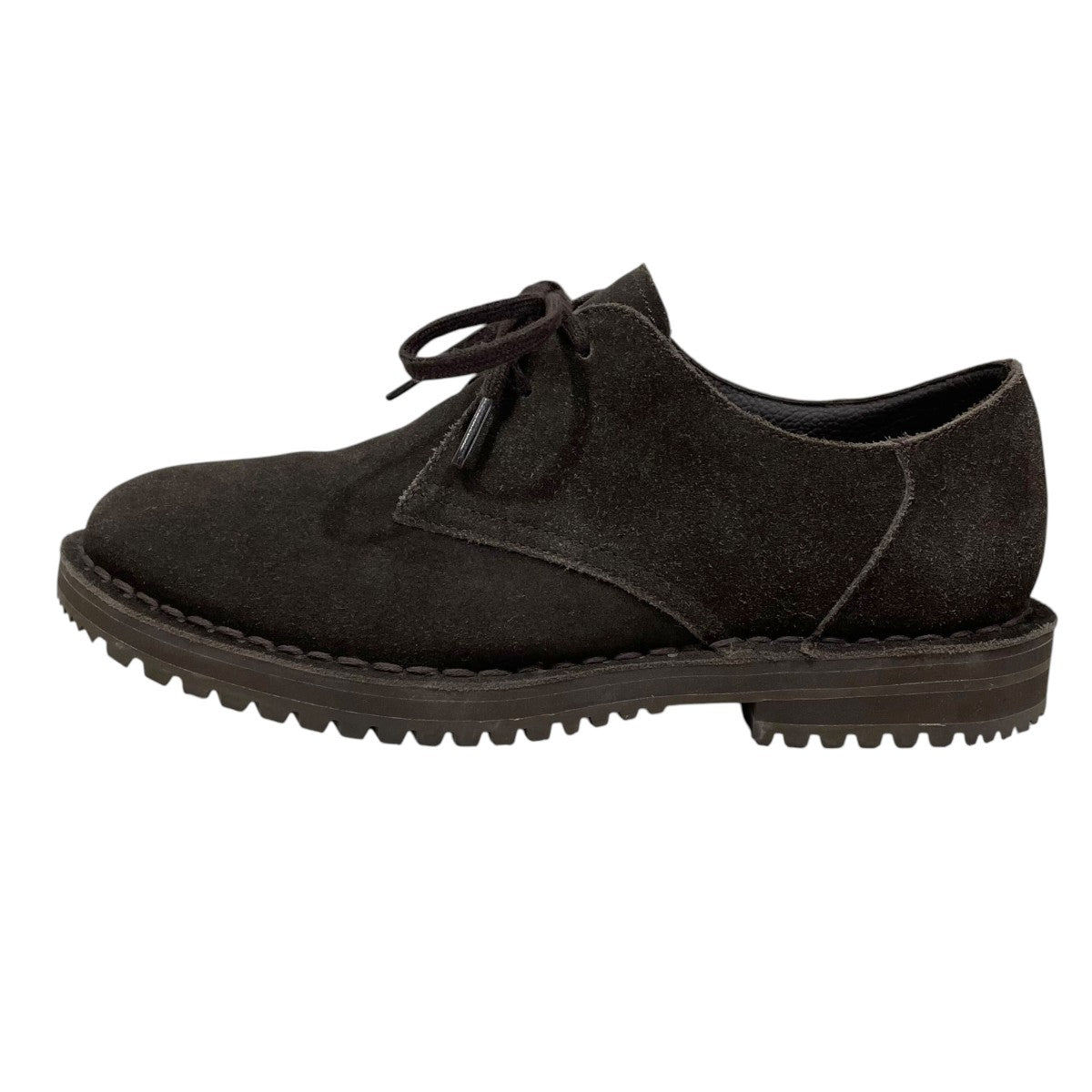 スウェードシューズ PLAIN-TOE SHOES プレーントゥ シューズ OGNB-001ev