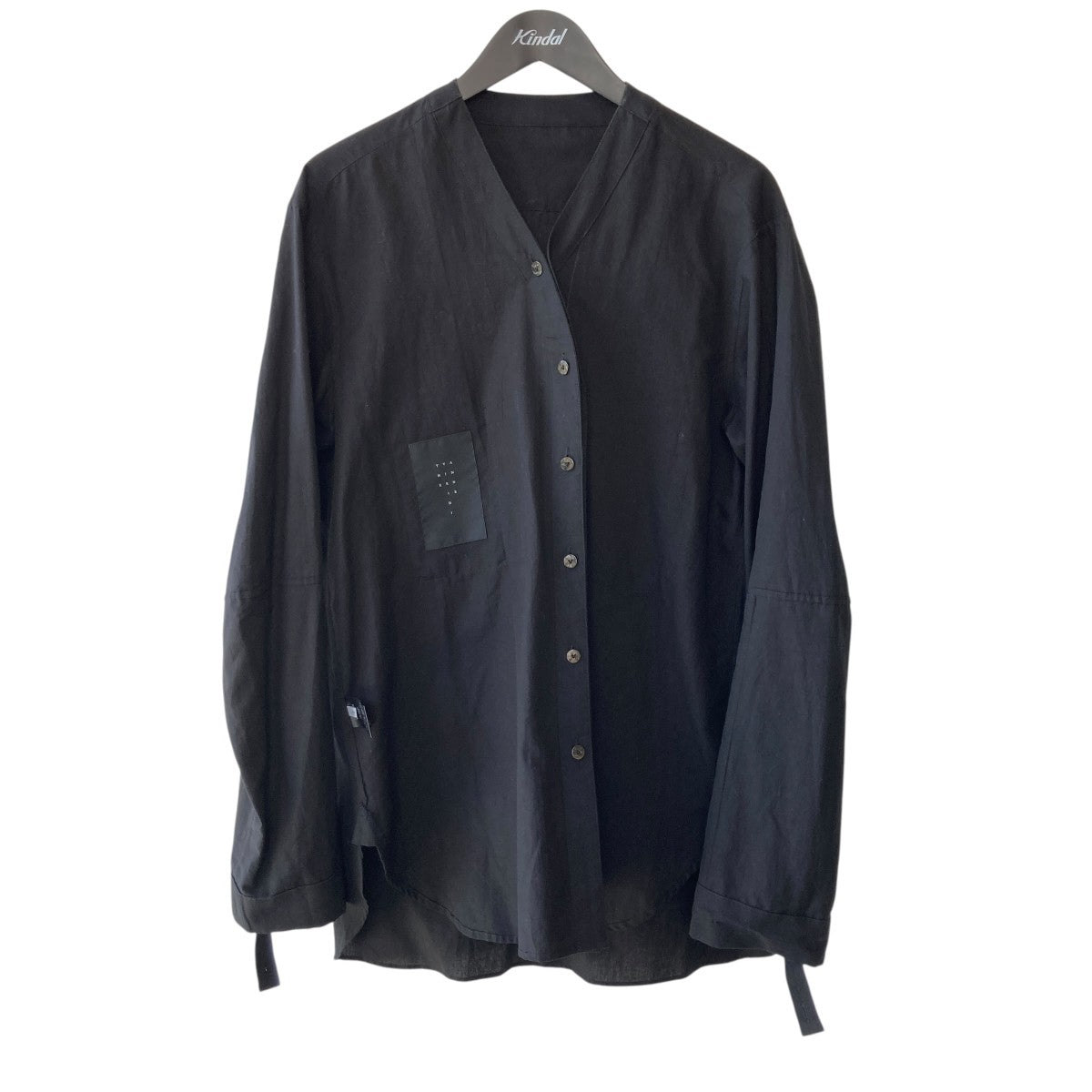THE VIRIDI-ANNE Cotton Linen V neck ShirtVネックシャツVI-3725-02 古着・中古-1枚目のアイテム画像