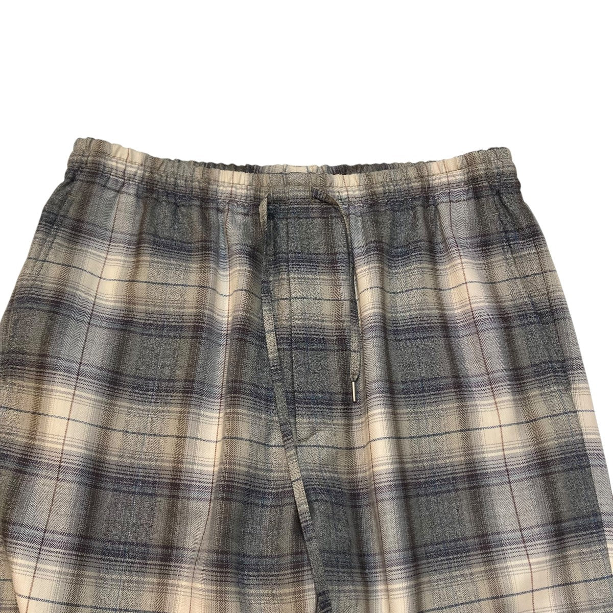 AURALEE チェックイージーパンツA23AP02LC 古着・中古-3枚目のアイテム画像