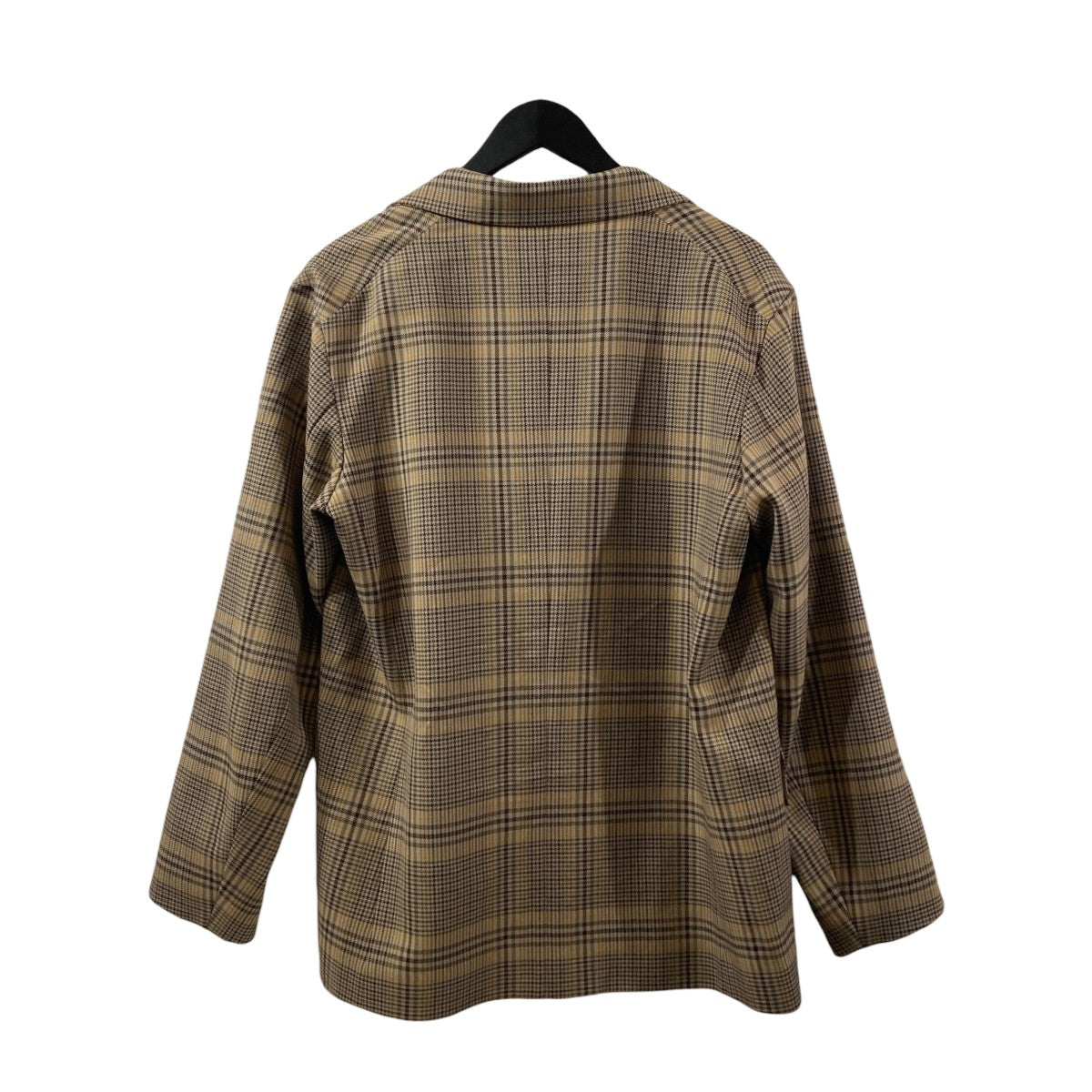 WOOL SERGE CHECK JACKETチェックテーラードジャケットA9AJO1SC
