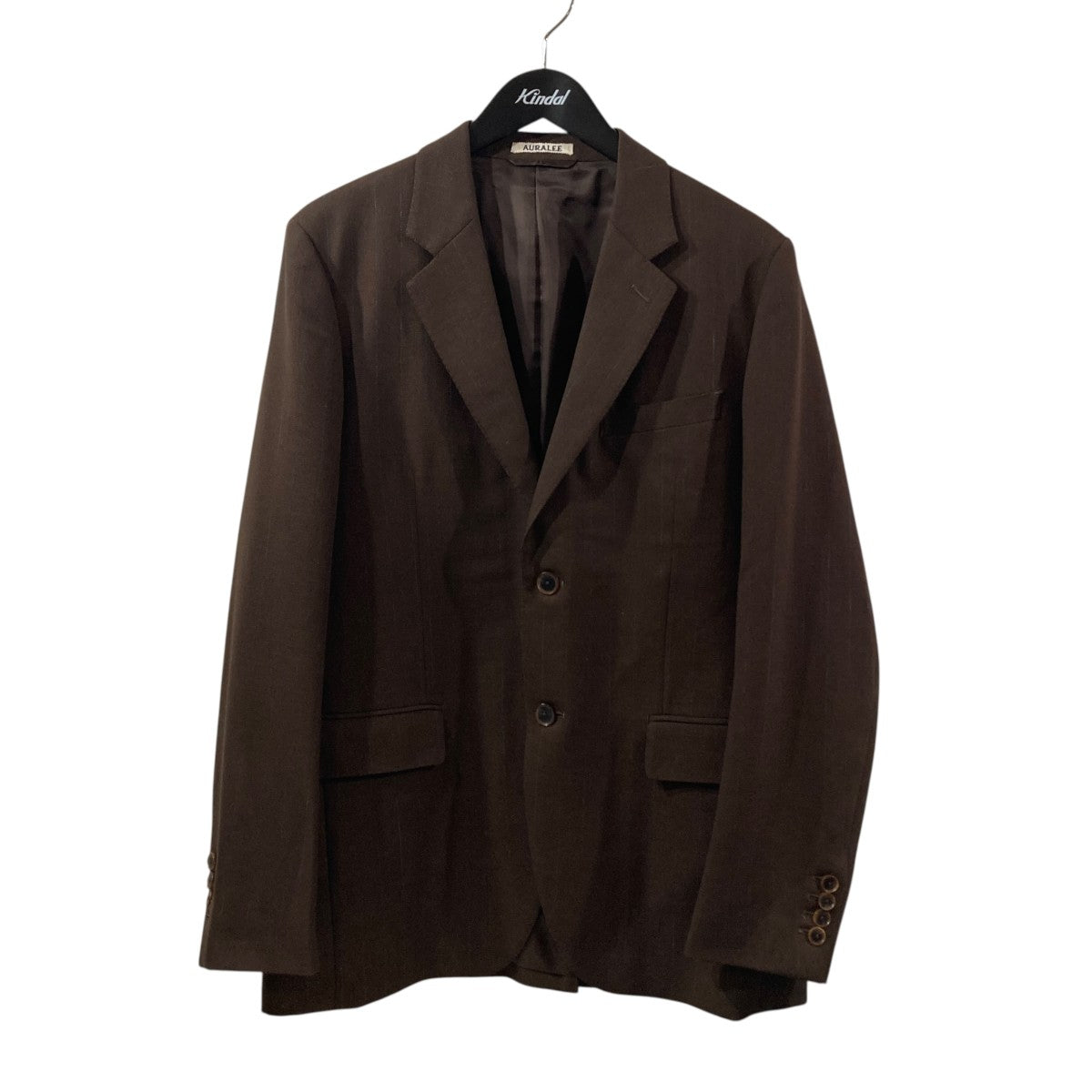 HARD TWIST WOOL PANAMA STRIPE JACKETストライプテーラードジャケットA23SJO1WP
