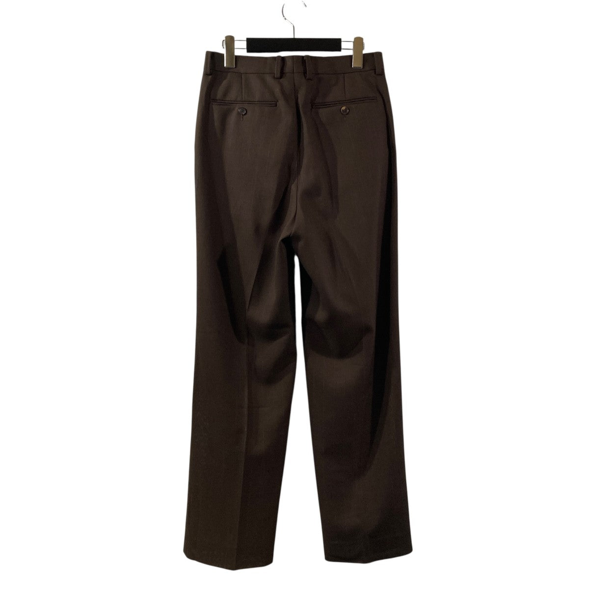 HARD TWIST WOOL STRIPE SLACKSストライプスラックスA23SP02WP