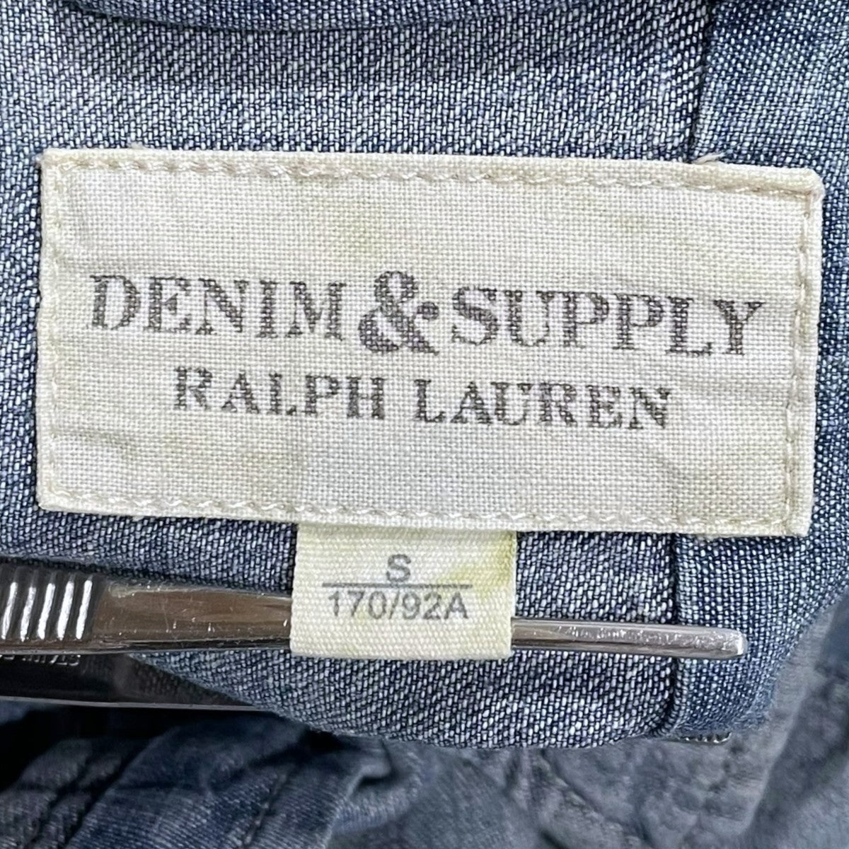 DENIM ＆ SUPPLY RALPH LAUREN パッチワークデニムワークシャツ 古着・中古-5枚目のアイテム画像