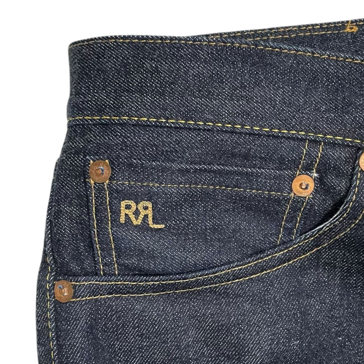 RRL デニムパンツ SLIM FIT JAPAN WOVEN SELVEDGE DENIM スリムフィット ジャパンウーヴン セルビッジデニム 古着・中古-4枚目のアイテム画像