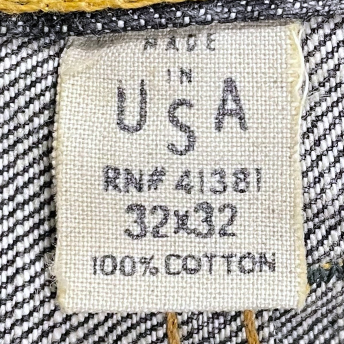 RRL デニムパンツ JAPAN WOVEN STRAIGHT LEG FIT ジャパンウーヴン ストレートレッグフィット 古着・中古-8枚目のアイテム画像