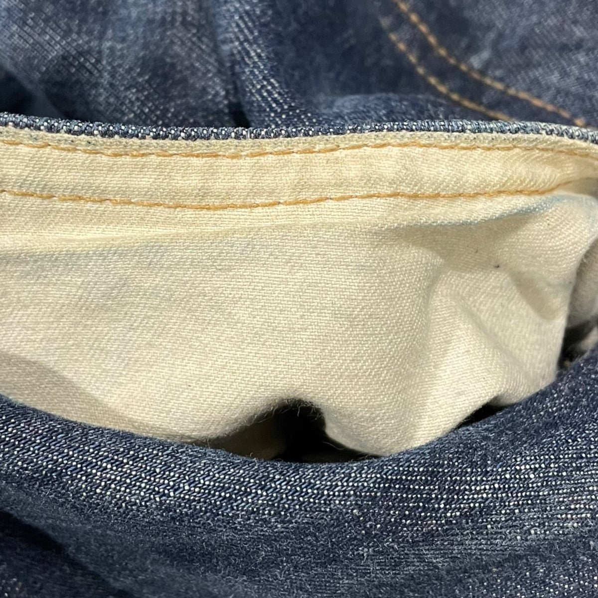 RRL ウォッシュ加工デニムパンツ AMERICAN WOVEN LOW STRAIGHT STILL WATER WASH 2 アメリカンウーヴン ローストレート R154RB09 古着・中古-5枚目のアイテム画像
