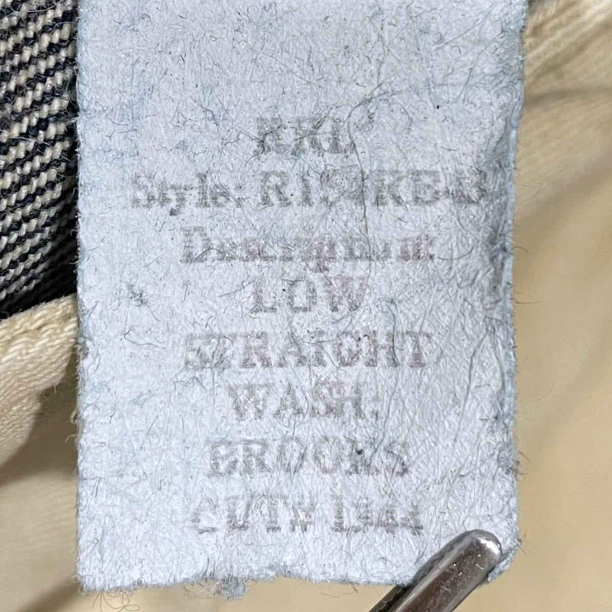 RRL ヴィンテージ加工デニムパンツ SHUTTLE WOVEN LOW STRAIGHT シャトル ウーヴン ローストレート 古着・中古-10枚目のアイテム画像