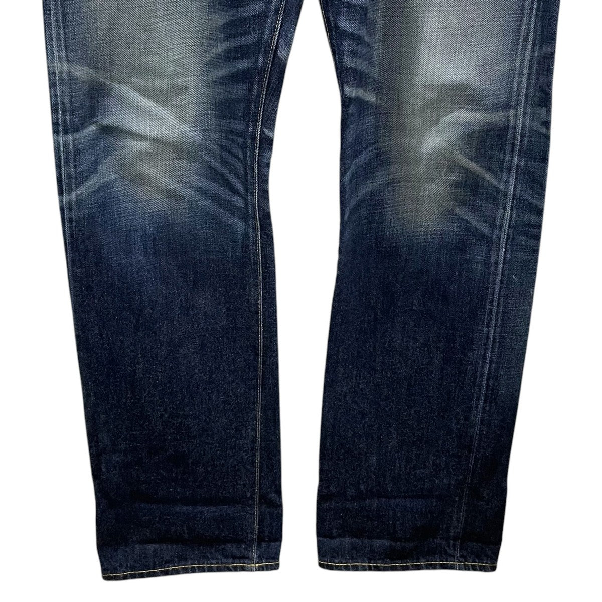 RRL ヴィンテージ加工デニムパンツ SHUTTLE WOVEN LOW STRAIGHT シャトル ウーヴン ローストレート 古着・中古-4枚目のアイテム画像