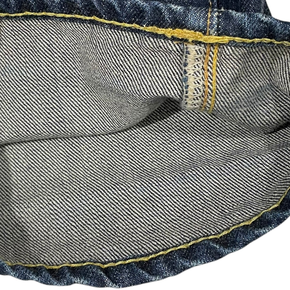 RRL ヴィンテージ加工デニムパンツ SHUTTLE WOVEN LOW STRAIGHT シャトル ウーヴン ローストレート 古着・中古-6枚目のアイテム画像