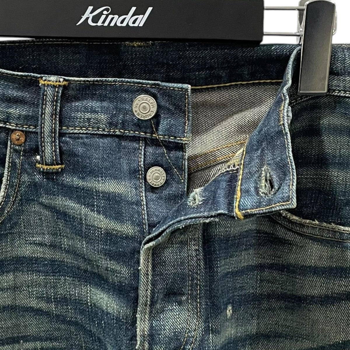 RRL 加工デニムパンツ Slim Fit Fairmont Selvedge Denim Jeans JAPAN WOVEN スリムフィット スリムフィット セルビッジ ジーンズ ジャパン ウーヴン 古着・中古-3枚目のアイテム画像