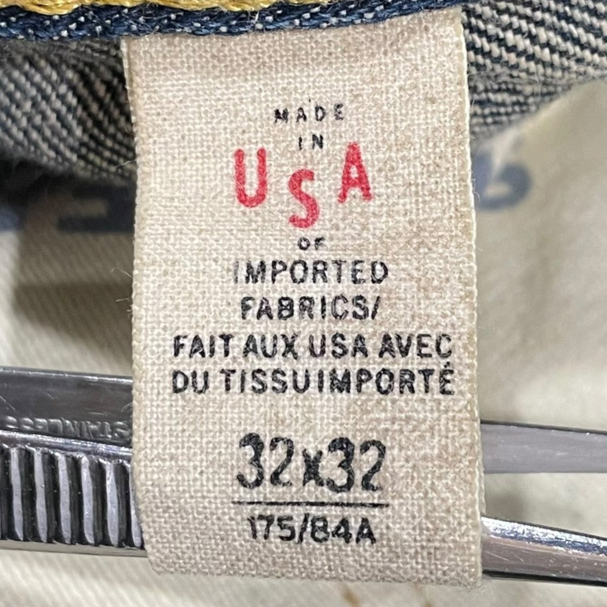 RRL 加工デニムパンツ Slim Fit Fairmont Selvedge Denim Jeans JAPAN WOVEN スリムフィット スリムフィット セルビッジ ジーンズ ジャパン ウーヴン 古着・中古-8枚目のアイテム画像
