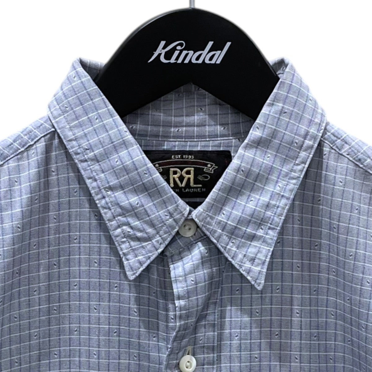 RRL チェック柄シャツ 古着・中古-3枚目のアイテム画像