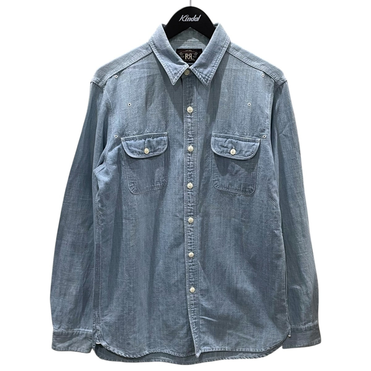 RRL コットン ヘンプ デニムシャツ 古着・中古-1枚目のアイテム画像