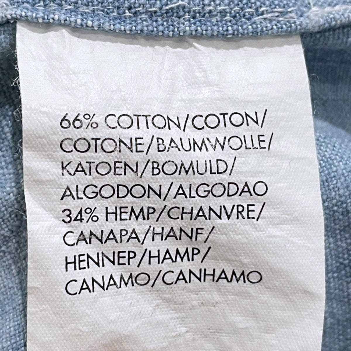RRL コットン ヘンプ デニムシャツ 古着・中古-7枚目のアイテム画像