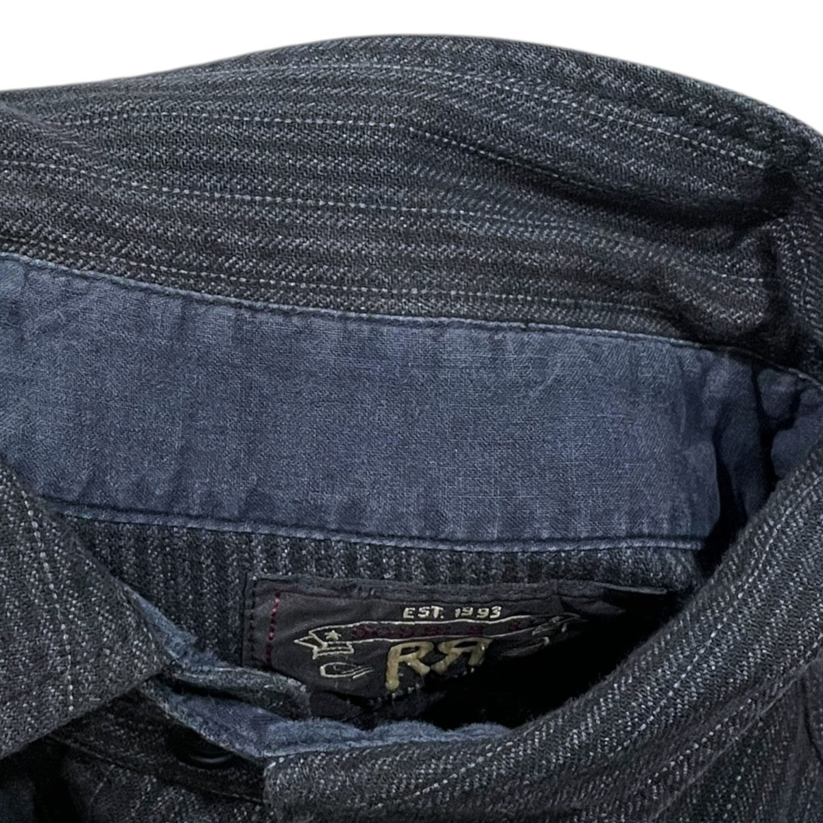RRL ストライプ柄シャツ 古着・中古-5枚目のアイテム画像