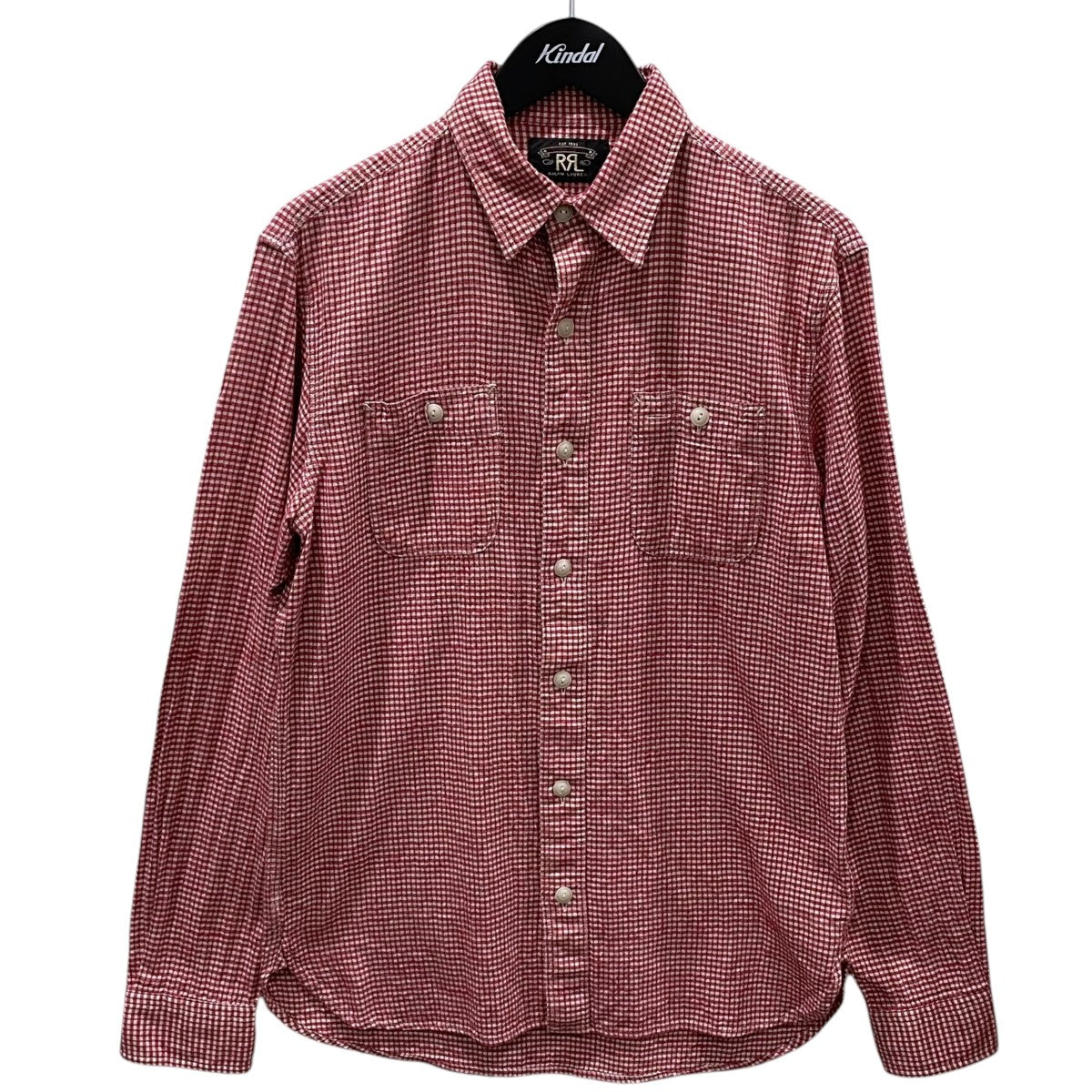 チェック柄シャツ