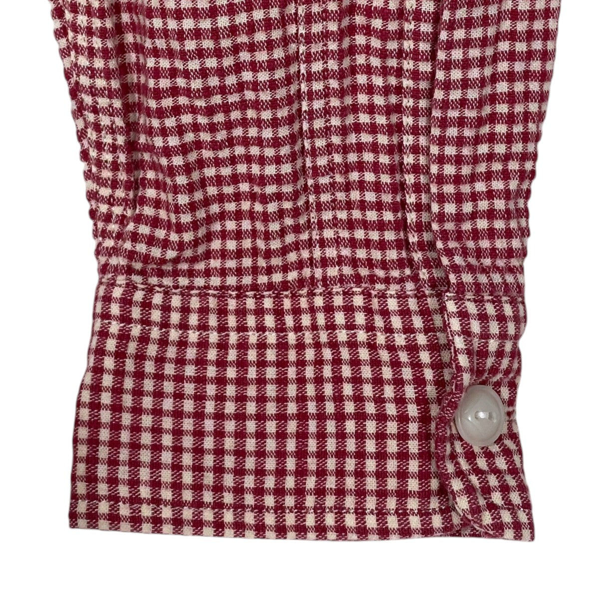 チェック柄シャツ
