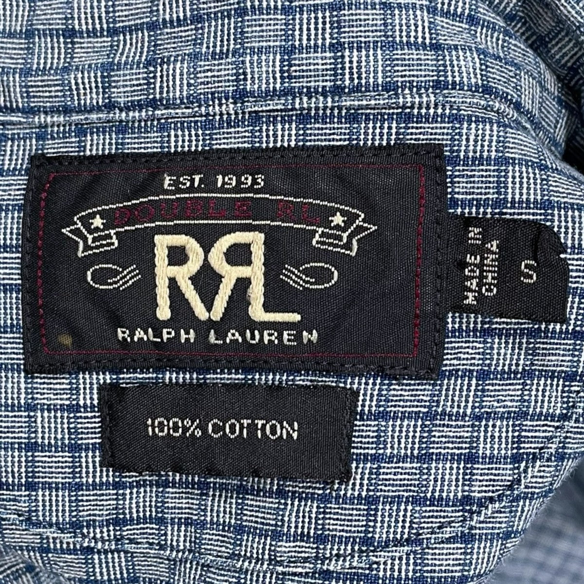 RRL チェック柄シャツ 古着・中古-6枚目のアイテム画像