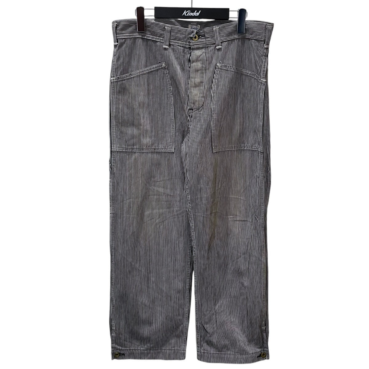N．HOOLYWOOD×Lee ヒッコリーストライプ柄ワークパンツ DENIM WORK PANTS デニムワークパンツ 95854 古着・中古-1枚目のアイテム画像