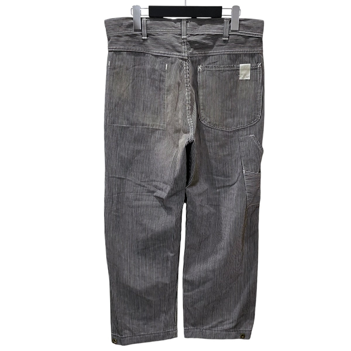 N．HOOLYWOOD×Lee ヒッコリーストライプ柄ワークパンツ DENIM WORK PANTS デニムワークパンツ 95854 古着・中古-2枚目のアイテム画像