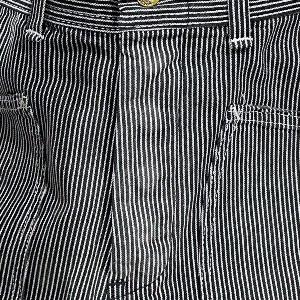 N．HOOLYWOOD×Lee ヒッコリーストライプ柄ワークパンツ DENIM WORK PANTS デニムワークパンツ 95854 古着・中古-5枚目のアイテム画像