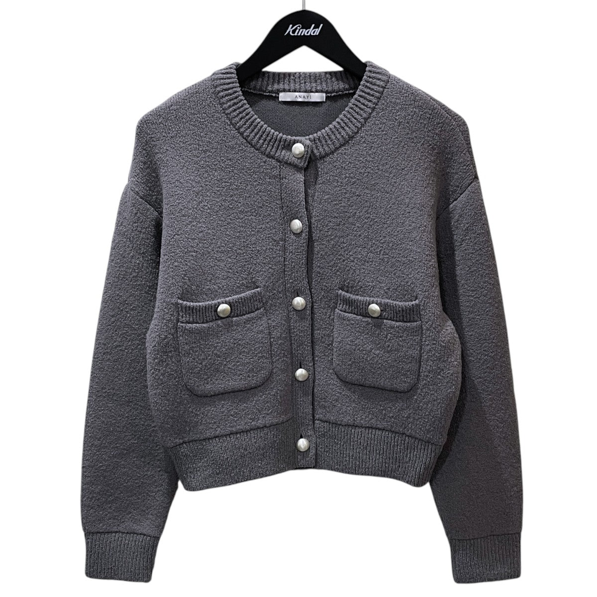 25AW ウールブークレブルゾンカーディガン WOOL BOUCLE BLOUSON CARDIGAN 102528-16-350-92-380