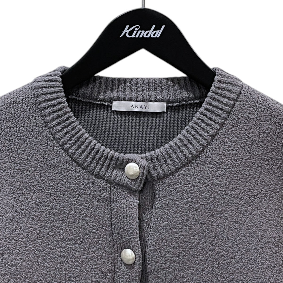 25AW ウールブークレブルゾンカーディガン WOOL BOUCLE BLOUSON CARDIGAN 102528-16-350-92-380