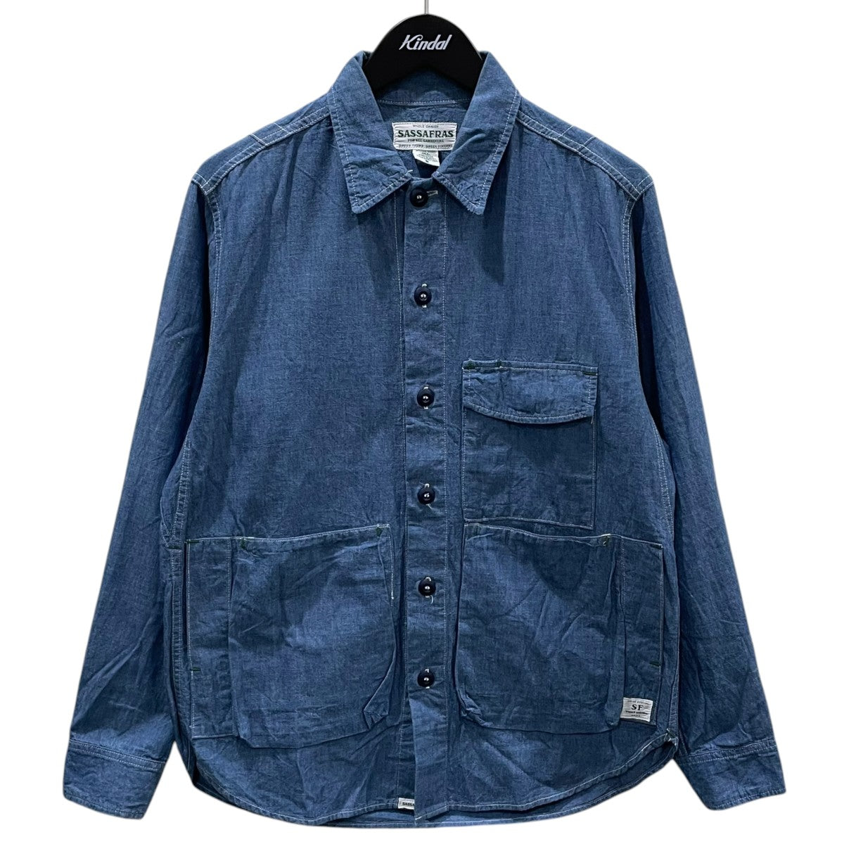 デニムシャツ DIGS CREW HALF ディグスクルーハーフ