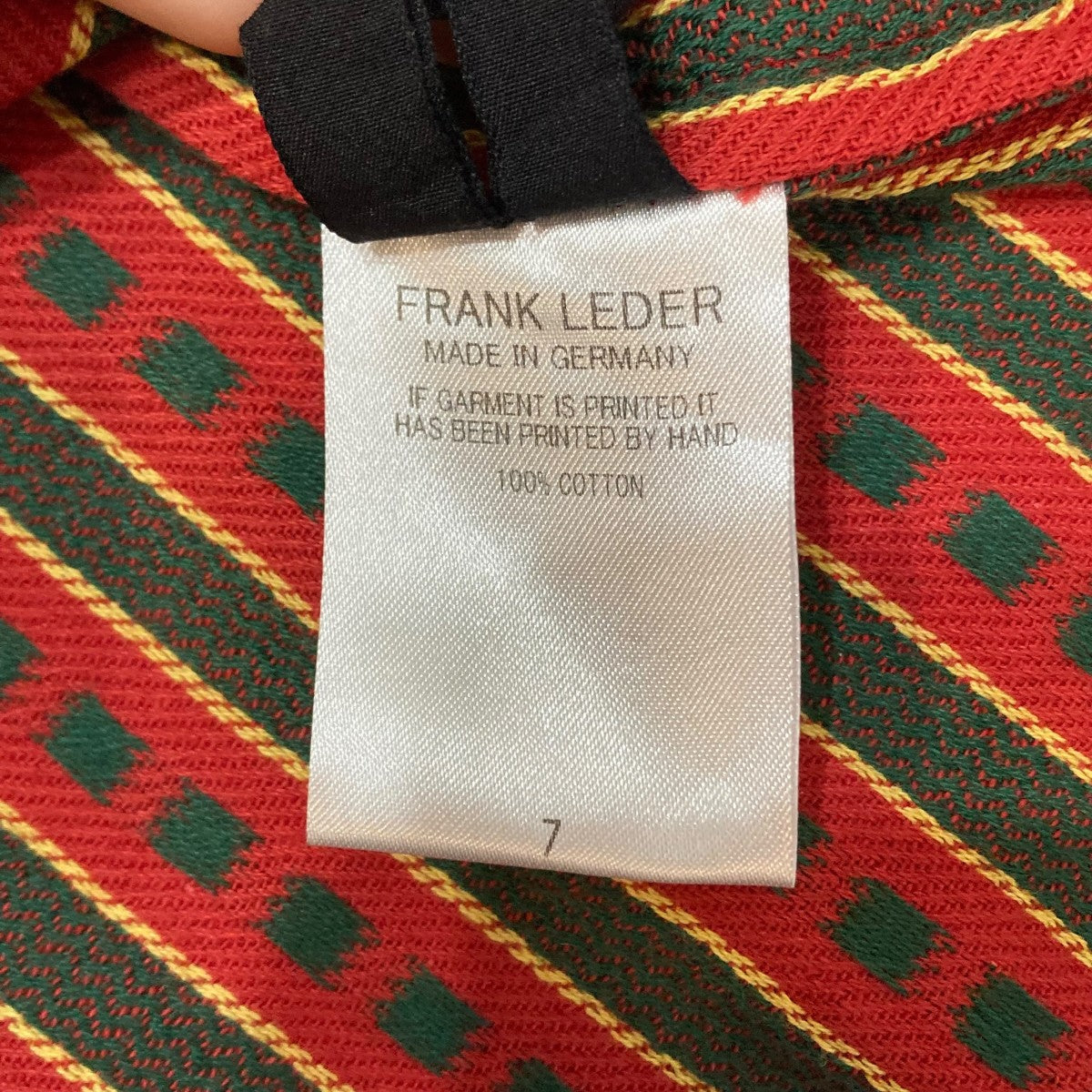FRANK LEDER パジャマシャツ長袖シャツ0832007 古着・中古-7枚目のアイテム画像