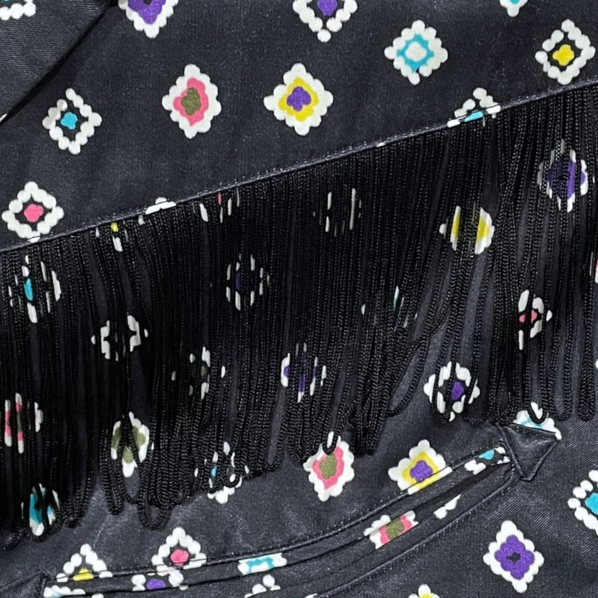 Needles 21SS オープンカラーシャツ Fringe Cowboy Shirt フリンジカウボーイシャツ GL081 古着・中古-5枚目のアイテム画像