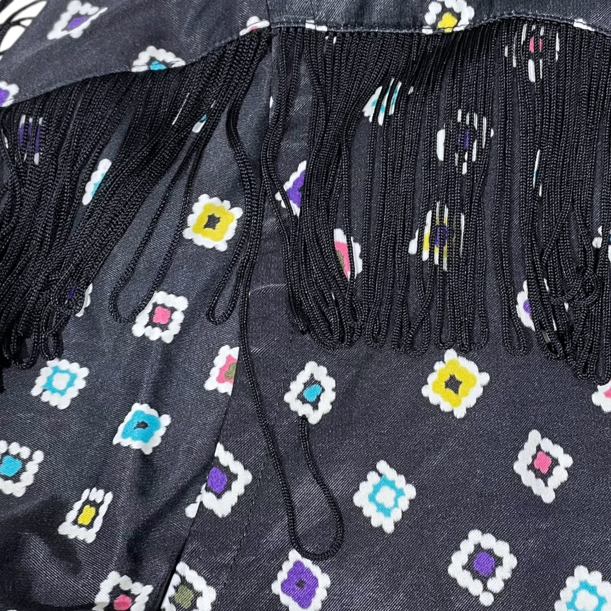Needles 21SS オープンカラーシャツ Fringe Cowboy Shirt フリンジカウボーイシャツ GL081 古着・中古-6枚目のアイテム画像