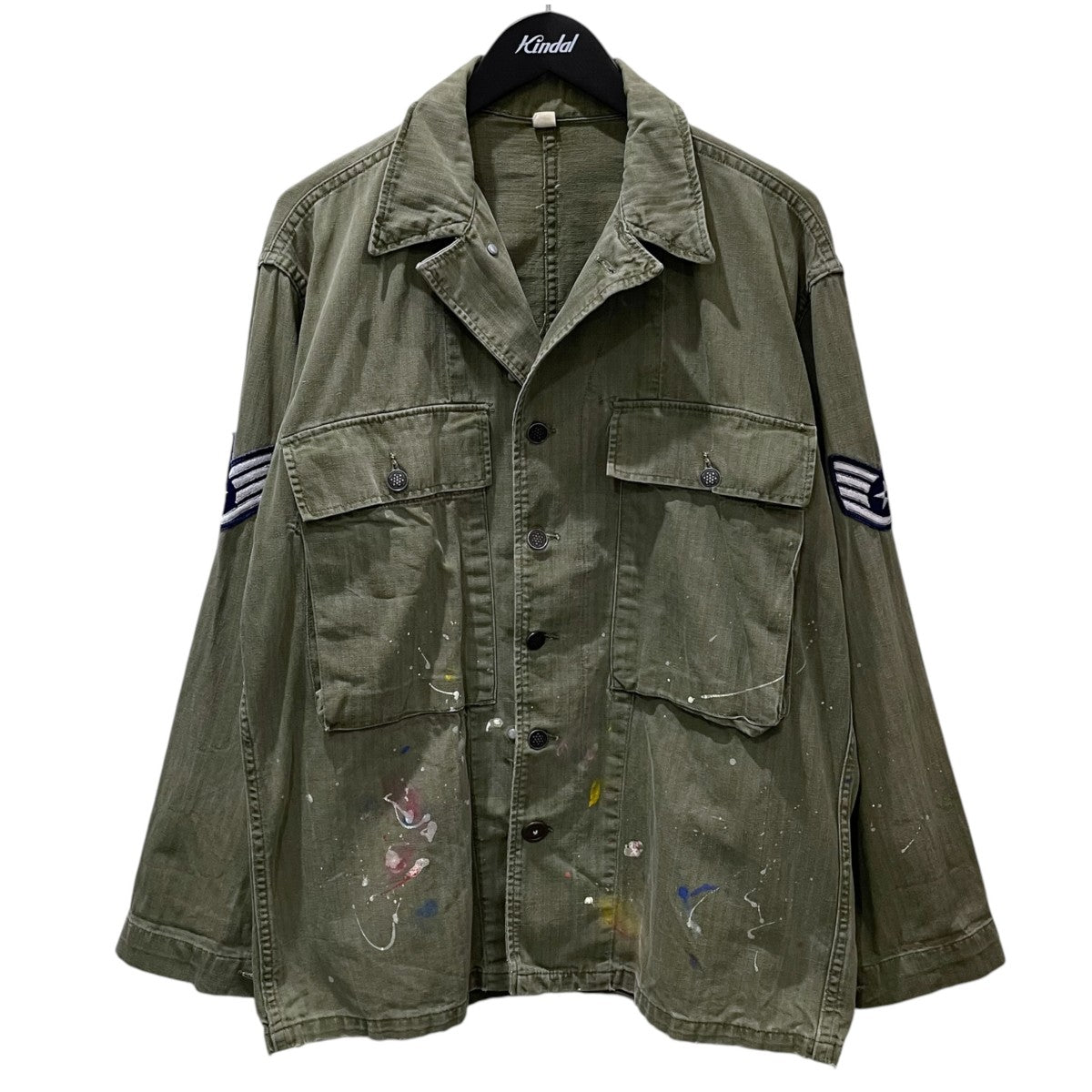 US ARMY M-43 ヘリンボーンツイルミリタリージャケット 古着・中古-1枚目のアイテム画像