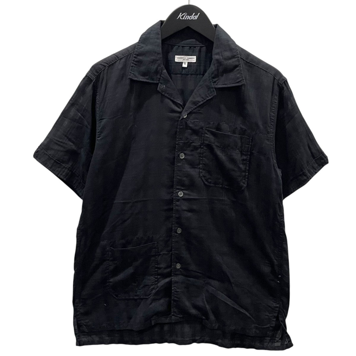 Engineered Garments チェック柄オープンカラー半袖シャツ 古着・中古-1枚目のアイテム画像