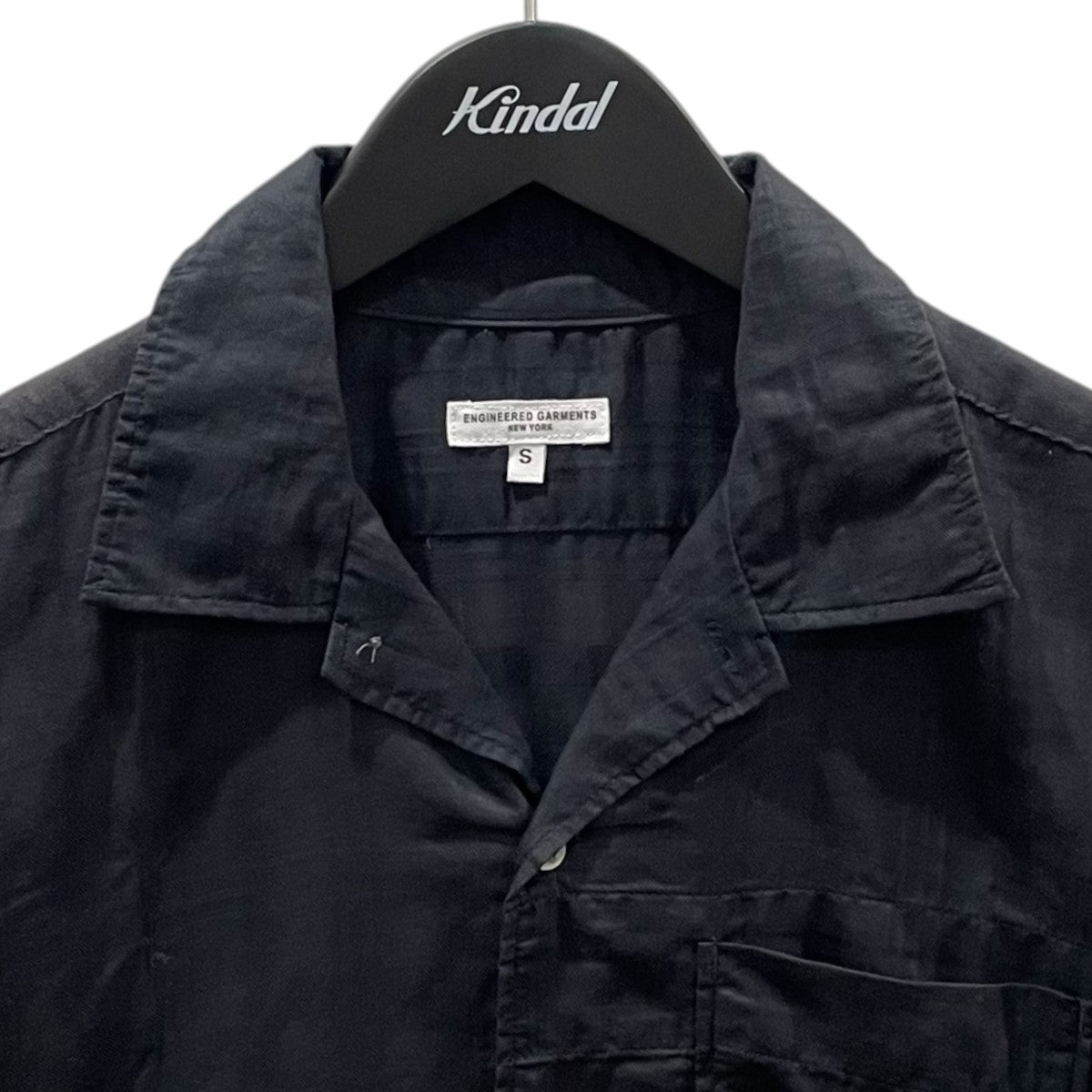 Engineered Garments チェック柄オープンカラー半袖シャツ 古着・中古-3枚目のアイテム画像